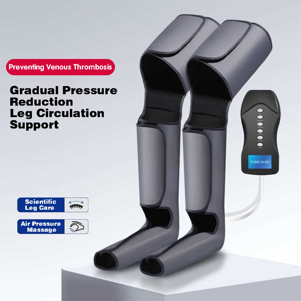 GorgousCare Air Compression Leg Massager for Circulation & Pain Relief, Calf and Foot Massager with Multiple Modes & Intensity Levels, Adjustable Wraps for Home & Office Use