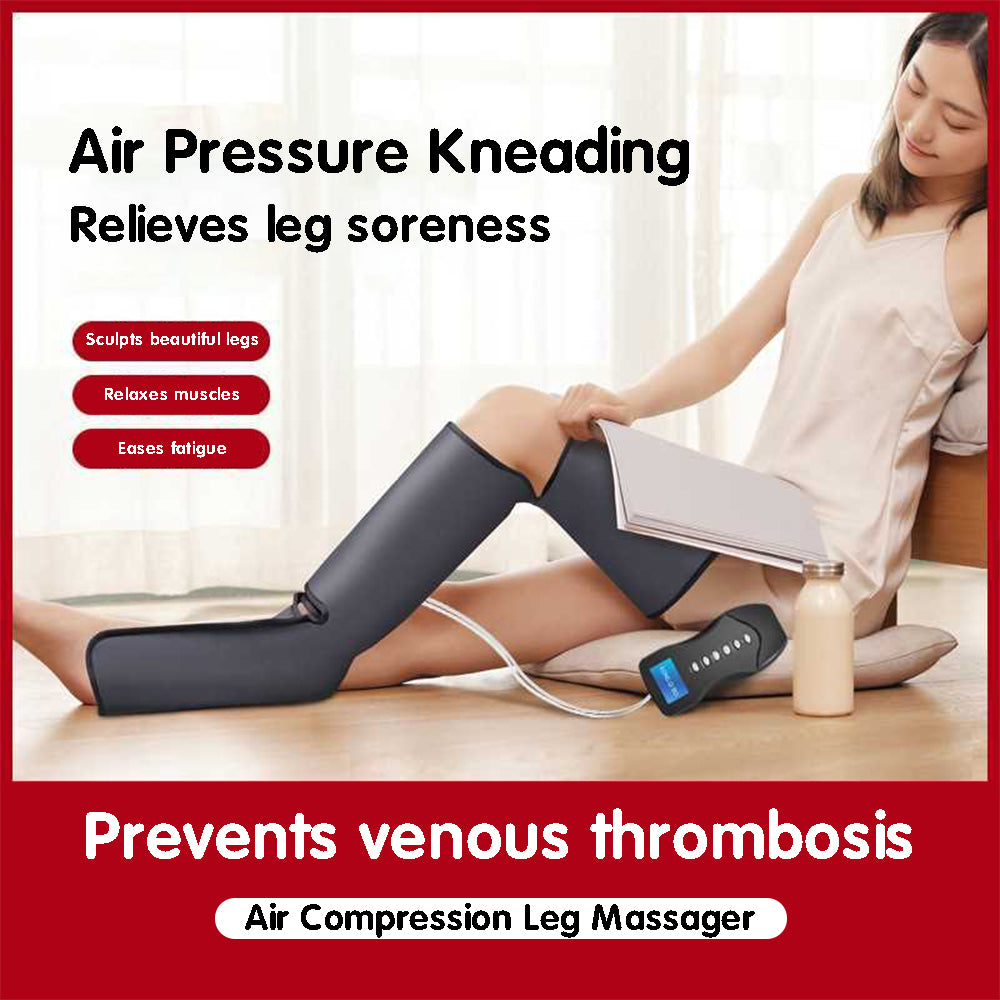 GorgousCare Air Compression Leg Massager for Circulation & Pain Relief, Calf and Foot Massager with Multiple Modes & Intensity Levels, Adjustable Wraps for Home & Office Use