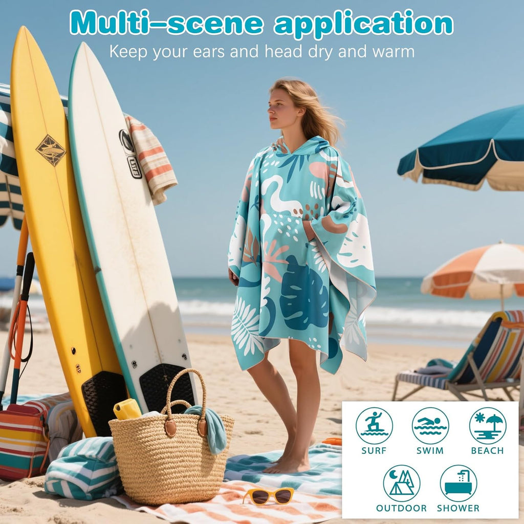 2 Pack Microfiber Beach Towel, Oversized Microfiber Pool Towel 60”x 40”, Sand-Free Beach Towel, Quick Drying Camping Towel, Super Absorbent Bath Blanket, Soft Breathable and Lightweight